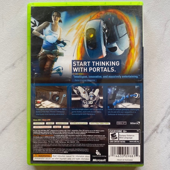 Xbox 360 Portal 2 - Picture 2 of 5